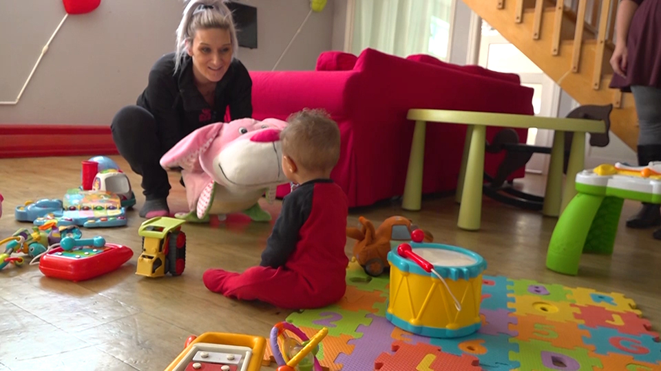 Stéphanie Roy à la Maison Simonne-Monet-Chartrand  située à Chambly, sur la Rive-Sud de Montréal.