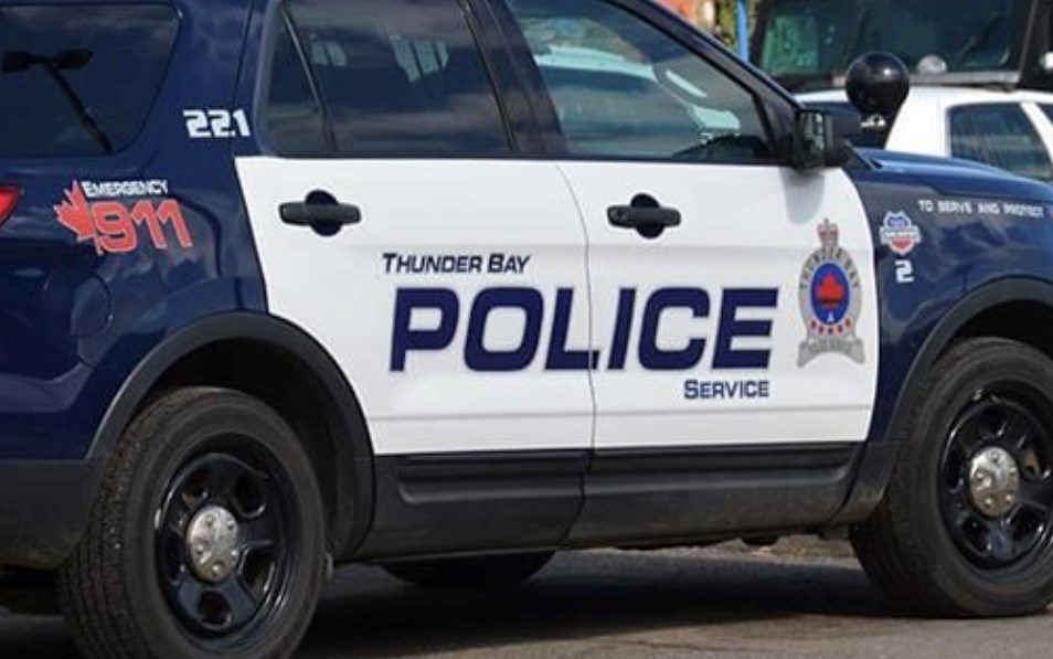 Une voiture de patrouille du Service de police de Thunder Bay.