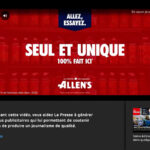 Vidéo publicitaire à l’ouverture de l’application La Presse+ sur tablette, accompagné d’un message informatif sur la mission du média. Informer le lecteur des intentions aide l'acceptabilité publicitaire ©Kit Média La Presse