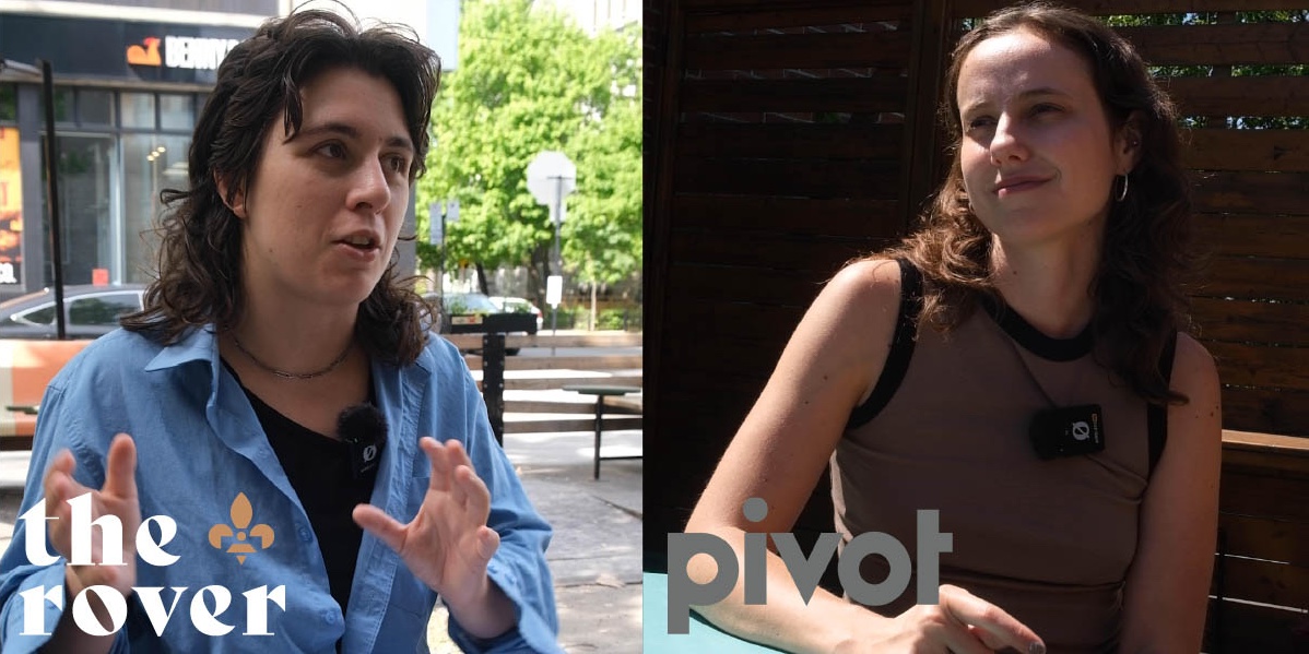 Les journalistes Emelia Fournier (The Rover) et Oona Barrett (Pivot)